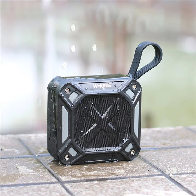 W-KING S6 Portable Bluetooth Speaker TF Card FM Radio Outdoor Waterproof Wireless Music Subwoofer