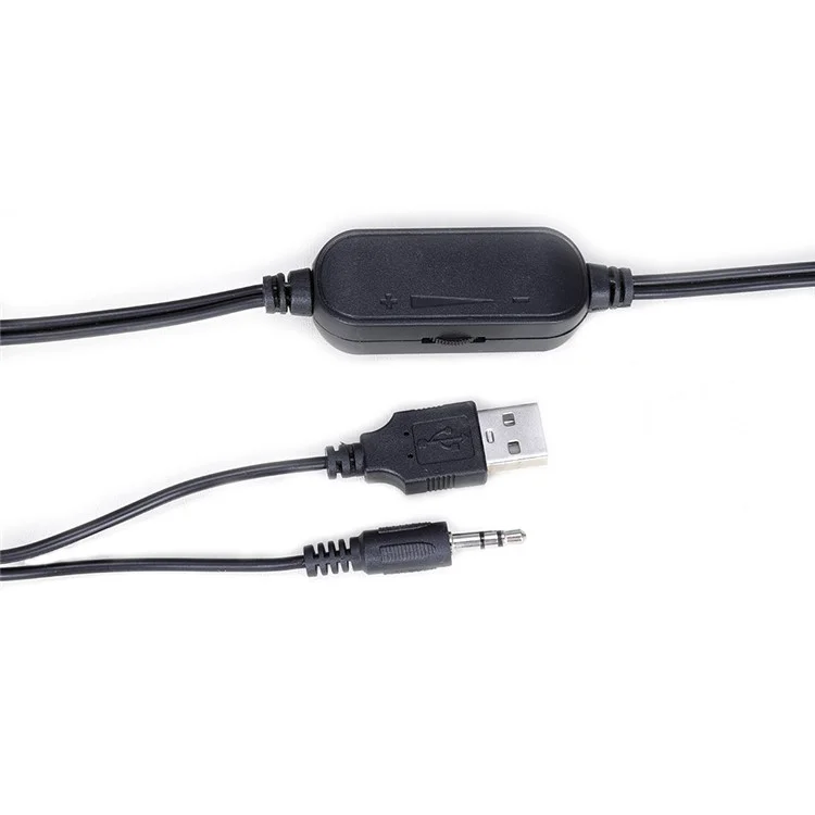 T-WOLF S2 Haut-parleur filaire double basse lourde Système de son surround Haut-parleur de musique pour bureau et ordinateur portable