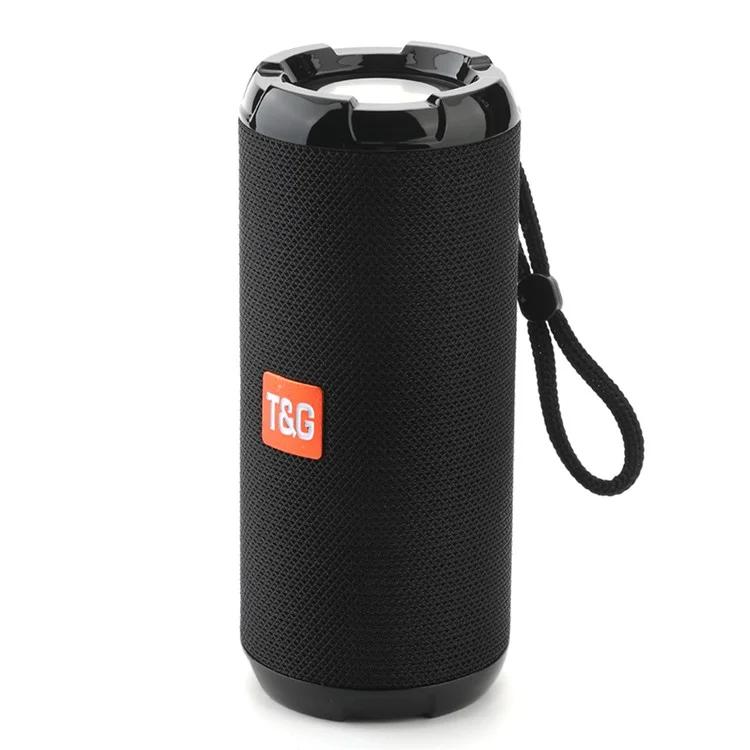 T&G TG621 Altoparlante Bluetooth Portatile TWS TF Card FM Outdoor Waterproof Wireless Subwoofer (Certificato CE) - Nero