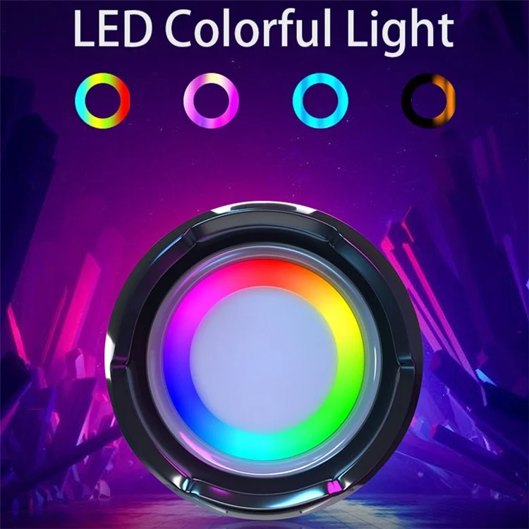 T&G TG192 Portable Outdoor Bluetooth-compatible Speaker TF Card U-Disk FM Wireless Subwoofer with Colorful Flashing LED Light - Blue