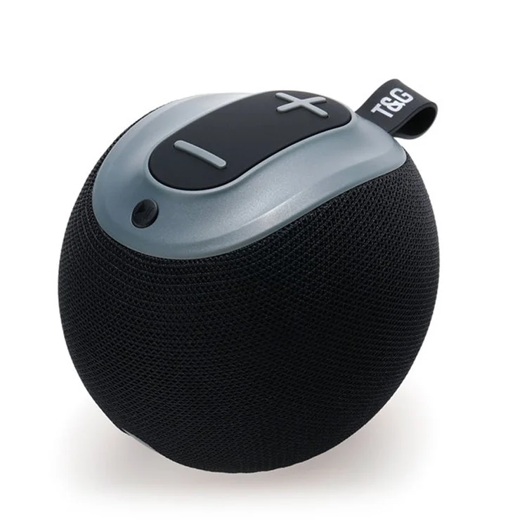 T&G TG623 Haut-parleur sans fil portable Outdoor Waterproof Bluetooth FM TF TWS Stéréo Musique Subwoofer (Certifié CE) - Gris