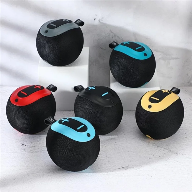 T&G TG623 Haut-parleur sans fil portable Outdoor Waterproof Bluetooth FM TF TWS Stéréo Musique Subwoofer (Certifié CE) - Gris
