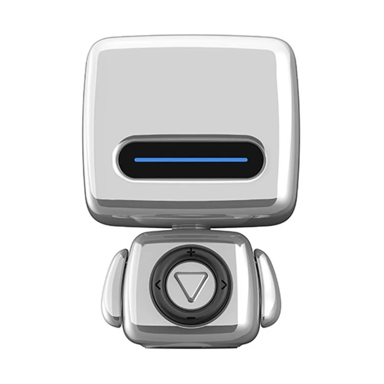 Haut-parleur Bluetooth sans fil portable à conception de robot créative 349 - Argent