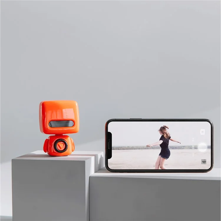 Haut-parleur Bluetooth sans fil portable à conception de robot créative 349 - Argent