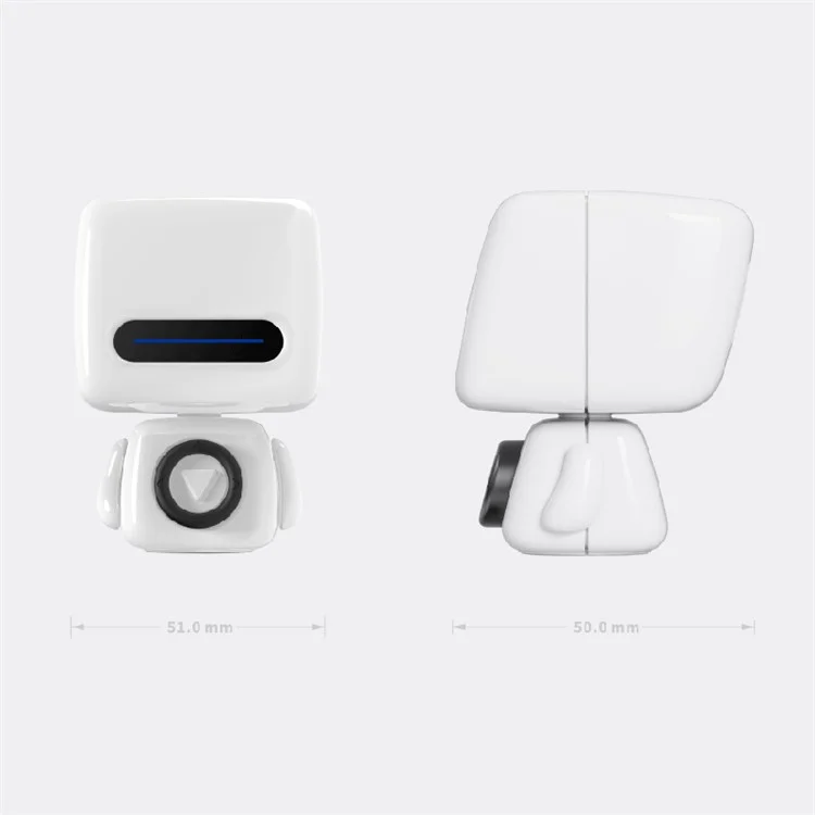 Haut-parleur Bluetooth sans fil portable à conception de robot créative 349 - Argent