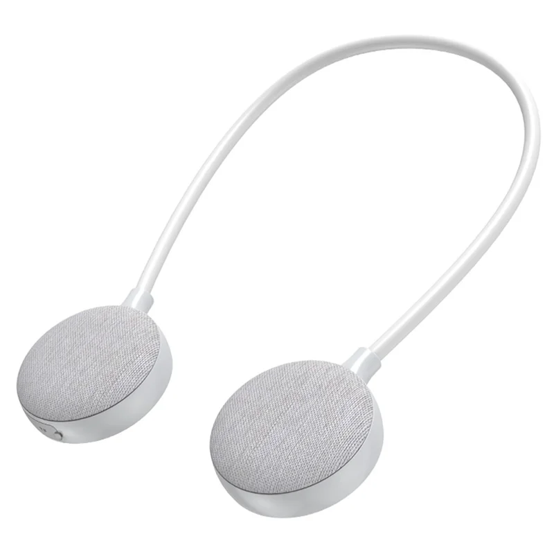 EBS-906 Portable Bluetooth-compatible Neck Hanging Speaker Stereo Hands-free Calling Music Soundbox - Grey