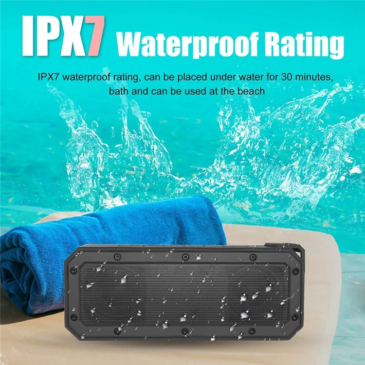 XDOBO X3 Pro Bluetooth-compatible Speaker Outdoor IPX7 Waterproof Portable 40W High Power Wireless Speaker Support TF Card