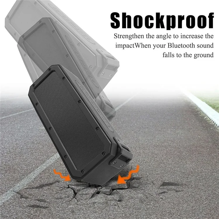 XDOBO X3 Pro Bluetooth-compatible Speaker Outdoor IPX7 Waterproof Portable 40W High Power Wireless Speaker Support TF Card