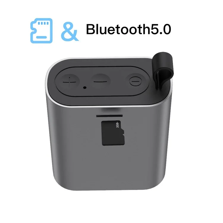 XDOBO X1 Outdoor Portable Bluetooth-compatible Speaker IPX5 Water Resistant Wireless Speaker TWS Mini Sound Amp Support TF Card/AUX Cable - Black
