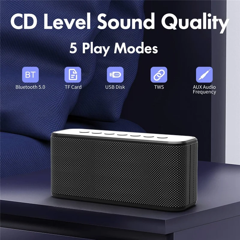 XDOBO X8 Plus 80W High Power TWS Bluetooth-compatible 5.0 Surround Sound & Rich Stereo Bass Speaker Subwoofer - Red