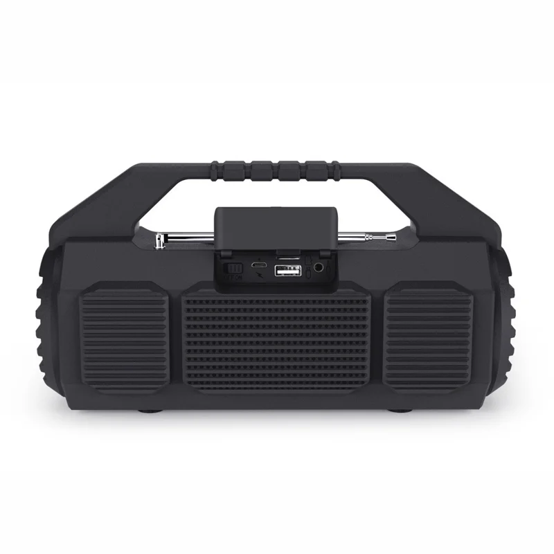 NEWRIXING NR4025 Wireless Bluetooth-compatible Speaker Portable TWS Speaker 10W Stereo Sound Amp Support TF Card/FM - Green