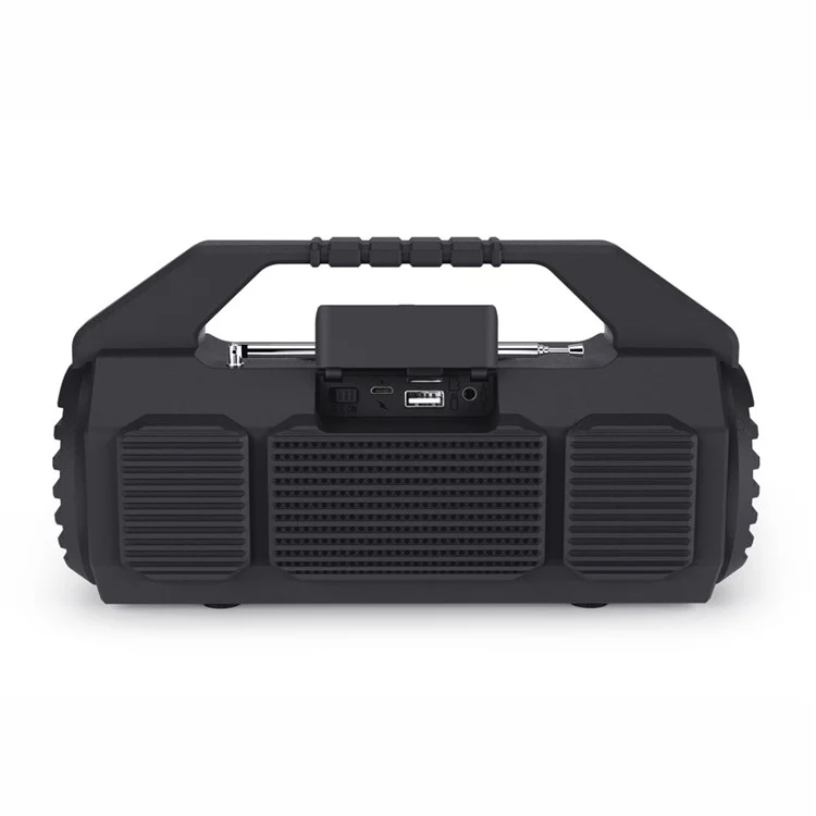 NEWRIXING NR4025 Wireless Bluetooth-compatible Speaker Portable TWS Speaker 10W Stereo Sound Amp Support TF Card/FM - Grey