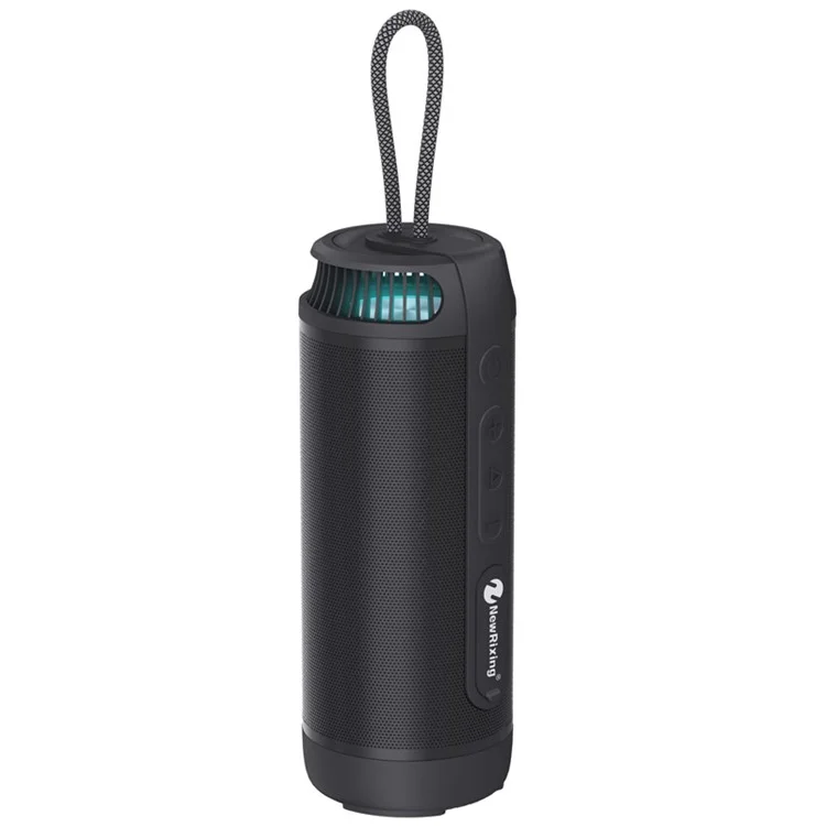 NEWRIXING NR9015 IPX6 Waterproof Wireless Speaker 14W Portable TWS Stereo Bluetooth-compatible Speaker Support TF Card / FM (CE Certificated) - Black