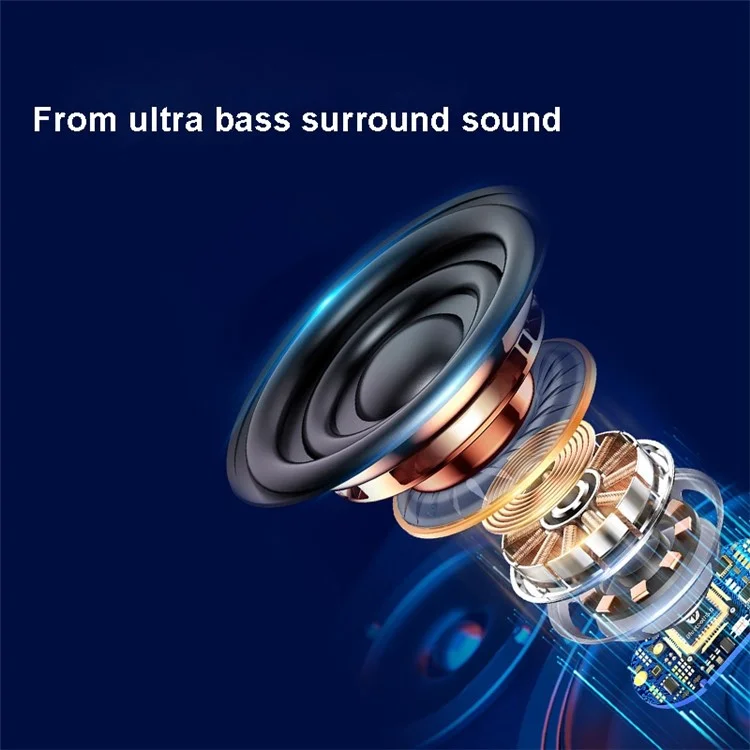 YS204 Wireless Microphones Bluetooth-compatible Speaker System Home Party KTV Karaoke Singing Machine Kit - White