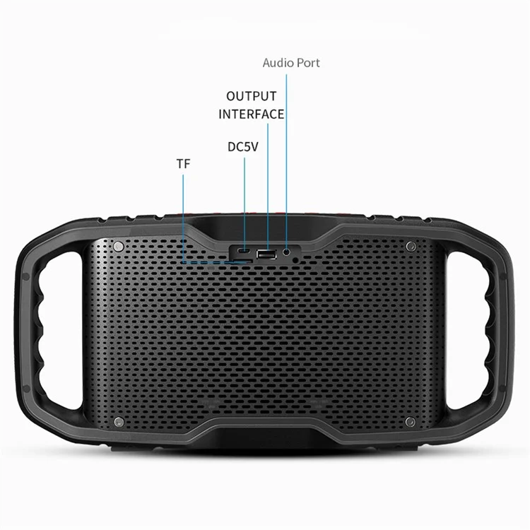CYBORIS X10 120W Bluetooth-compatible 5.3 Speaker 2 Tweeter+2 Woofer Portable Subwoofer Waterproof Sound Box