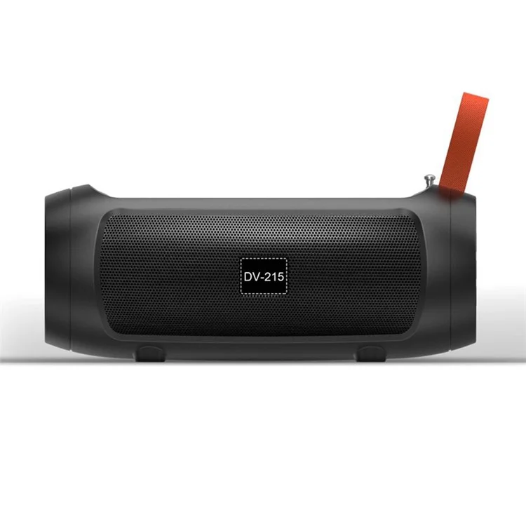 DV-215 Portable Outdoor Solar Rechargeable Bluetooth-compatible Speaker LED Flashlight FM Radio Wireless Music Subwoofer Support TF / U-disk - Blue