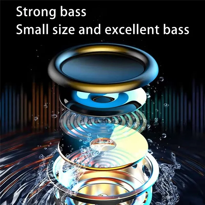 G-90Q Portable Wireless Bluetooth-compatible Speaker Ball Shape Alarm Clock FM Radio Smart Subwoofer (English / Sensing Version) - White