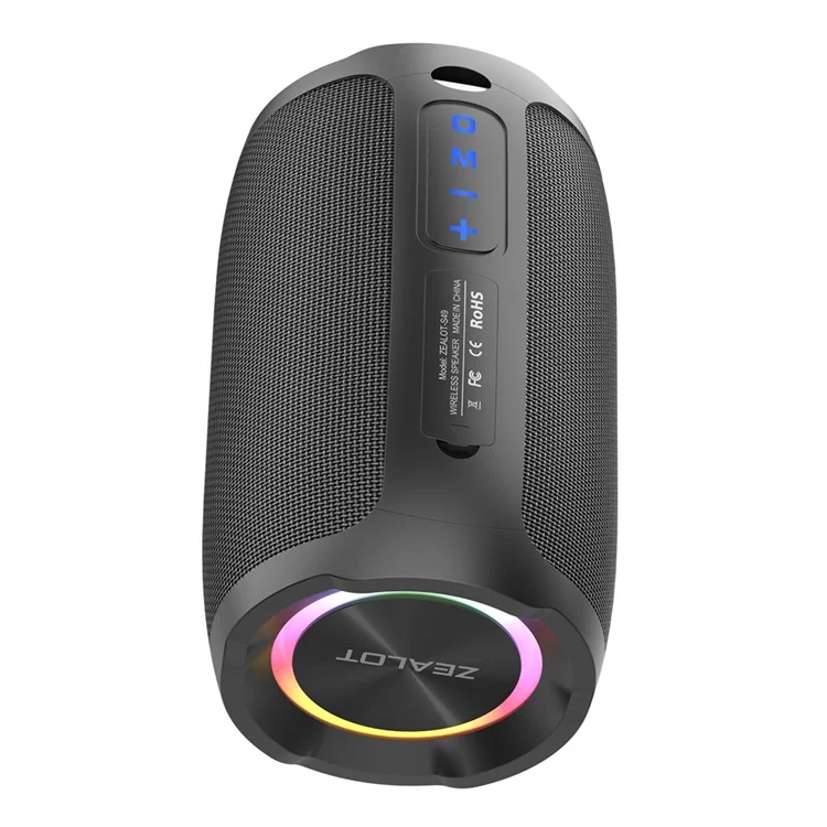 ZEALOT S49 Altavoz Bluetooth portátil recargable de 20W a prueba de agua con graves pesados Altavoz de música inalámbrico con subwoofer