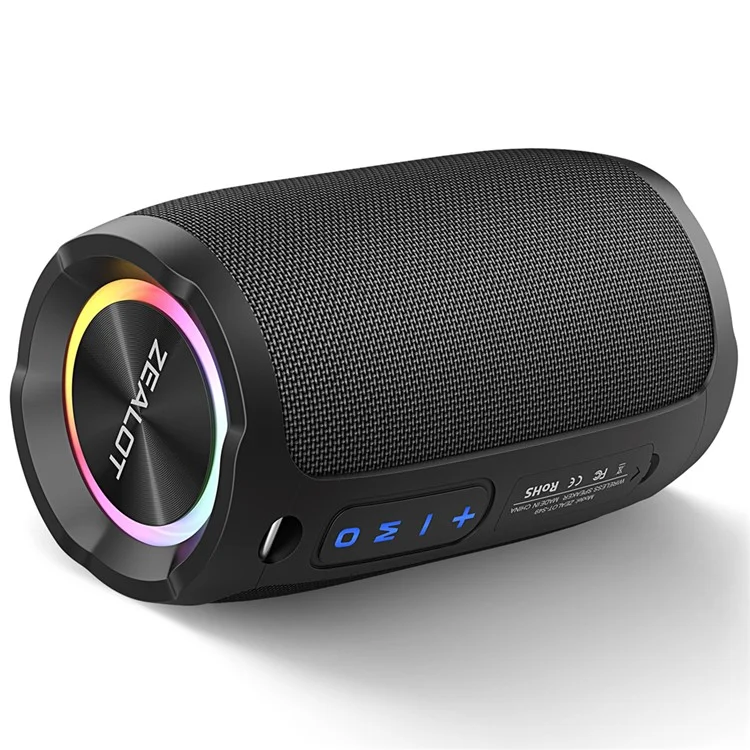 ZEALOT S49 Altavoz Bluetooth portátil recargable de 20W a prueba de agua con graves pesados Altavoz de música inalámbrico con subwoofer