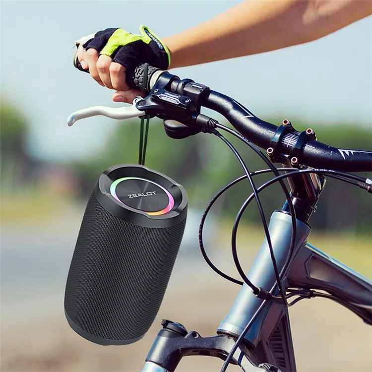 ZEALOT S49 Altavoz Bluetooth portátil recargable de 20W a prueba de agua con graves pesados Altavoz de música inalámbrico con subwoofer