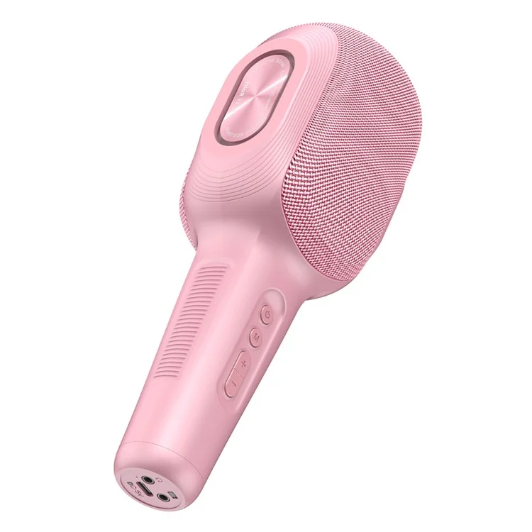 ZEALOT S58 Wireless Bluetooth-compatible Karaoke Microphone Rechargeable Home KTV Party Handheld Mic Speaker - Pink