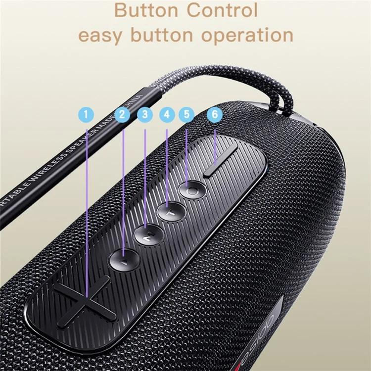 YESIDO YSW-11 Wireless Bluetooth-compatible Speaker for Home, Outdoor Portable Subwoofer Speaker