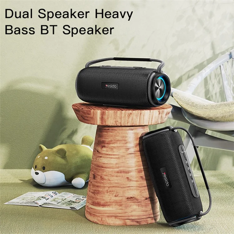 YESIDO YSW-11 Wireless Bluetooth-compatible Speaker for Home, Outdoor Portable Subwoofer Speaker
