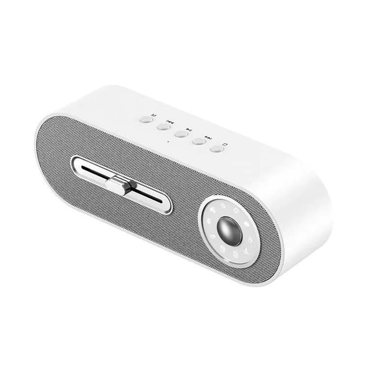 JY-78 White Noise Sleep Bluetooth-compatible Speaker Subwoofer Indoor Portable Wireless Speakers Support Memory Card, U Disk - White