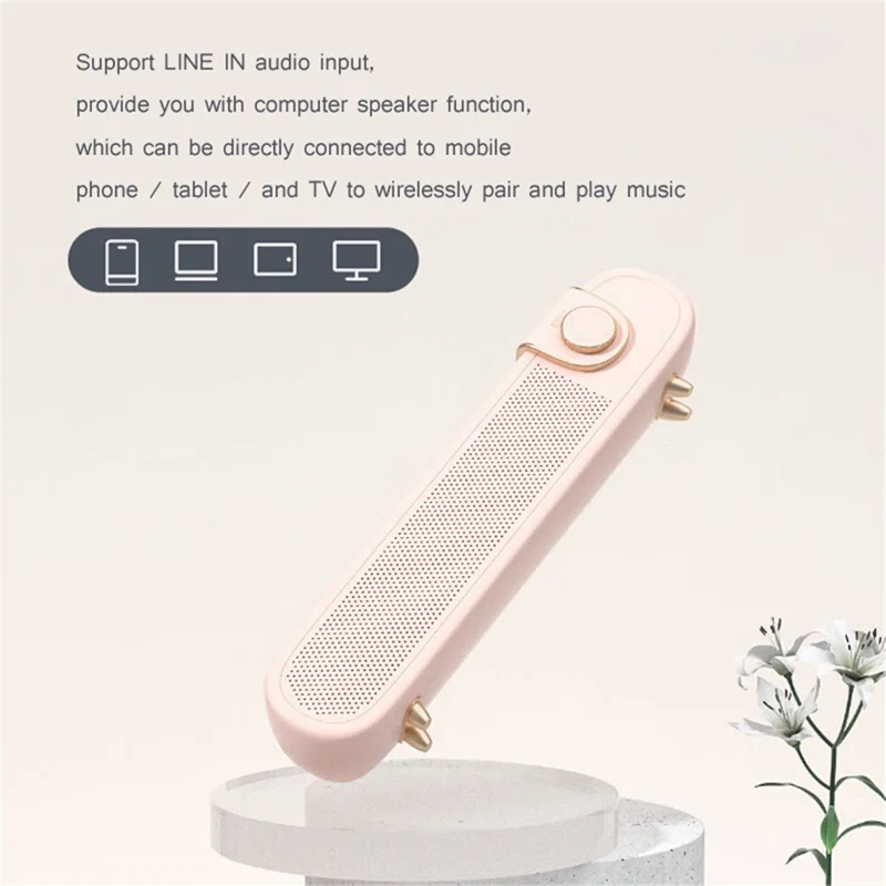 EWA L102 Retro Bluetooth-compatible Wireless Speaker Vintage Portable Outdoor Speaker Support TF / AUX - Black