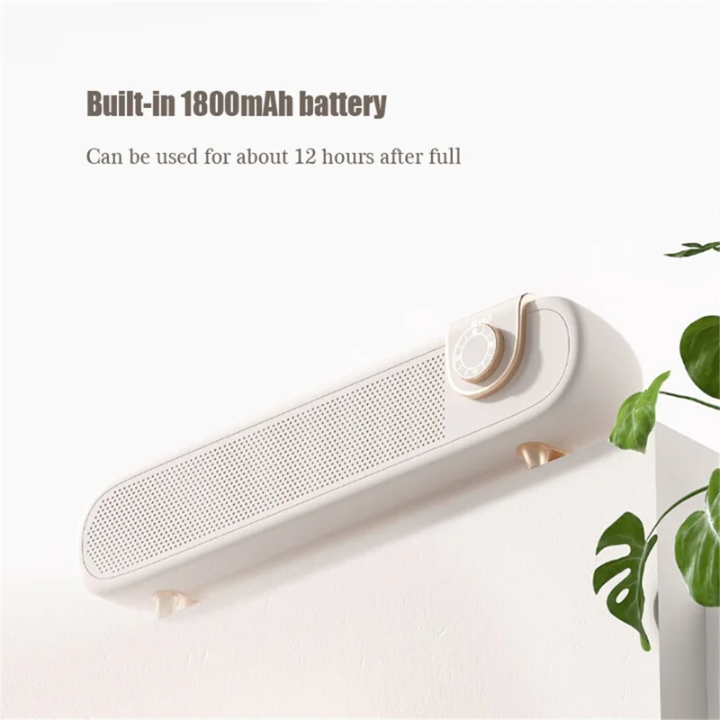 EWA L102 Retro Bluetooth-compatible Wireless Speaker Vintage Portable Outdoor Speaker Support TF / AUX - White