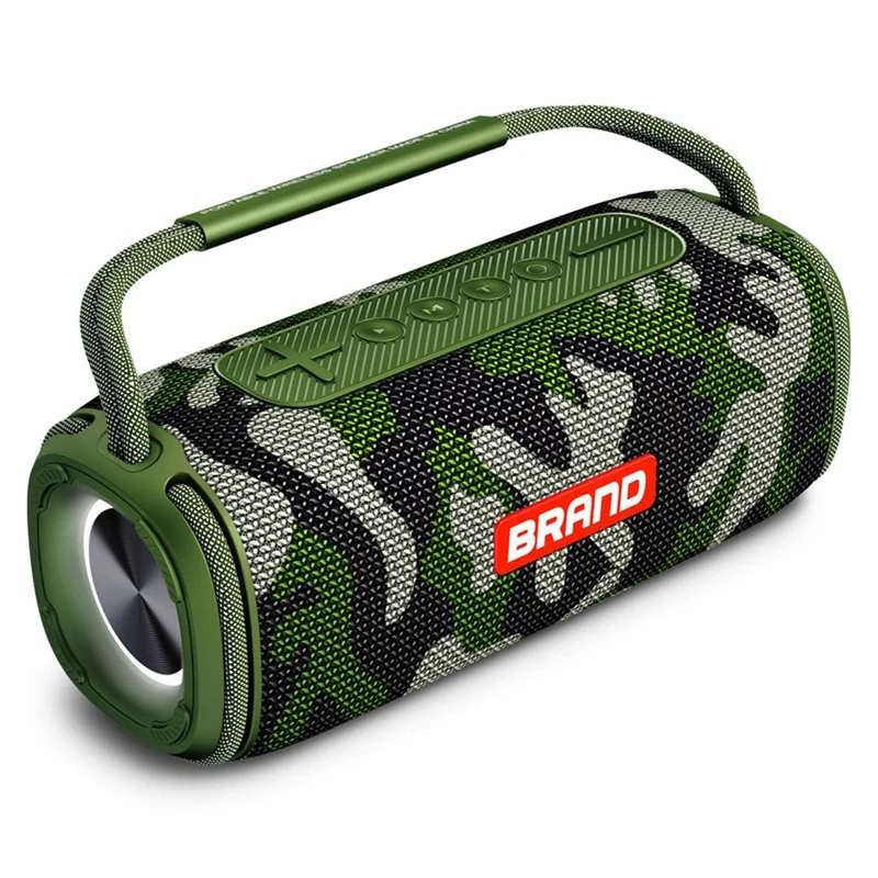 X5 Portable Rechargeable Bluetooth Speaker 40W Waterproof Outdoor TWS Wireless Stereo Subwoofer - Camouflage