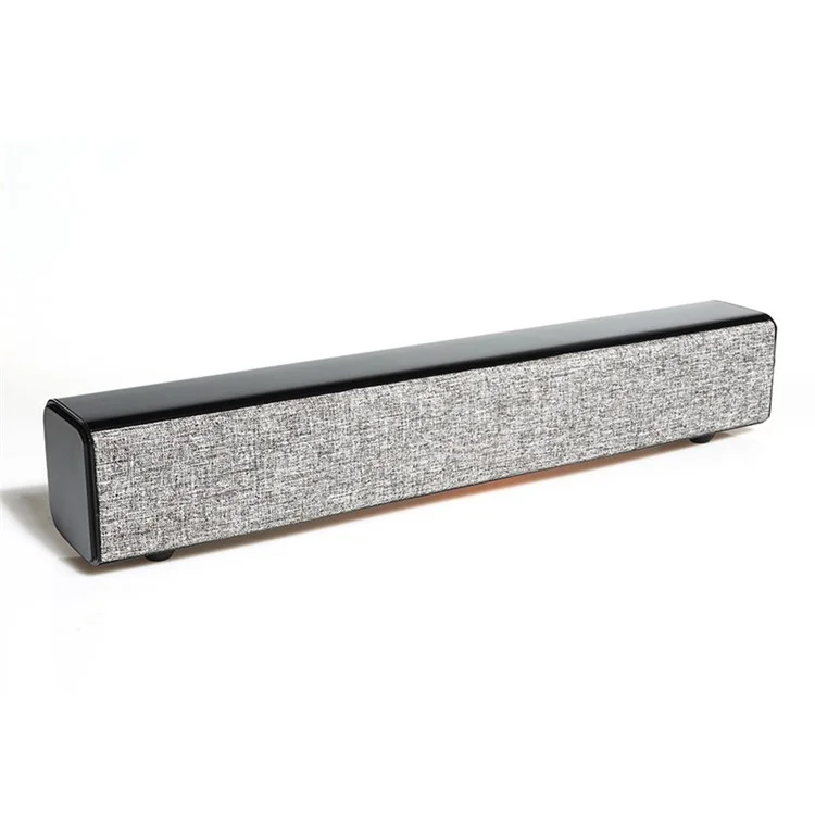 BT808 Desktop Powerful Bluetooth-compatible Speaker Auto Sleep Smart Speaker with Two Playback Modes - Grey