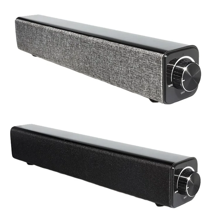 BT808 Desktop Powerful Bluetooth-compatible Speaker Auto Sleep Smart Speaker with Two Playback Modes - Grey
