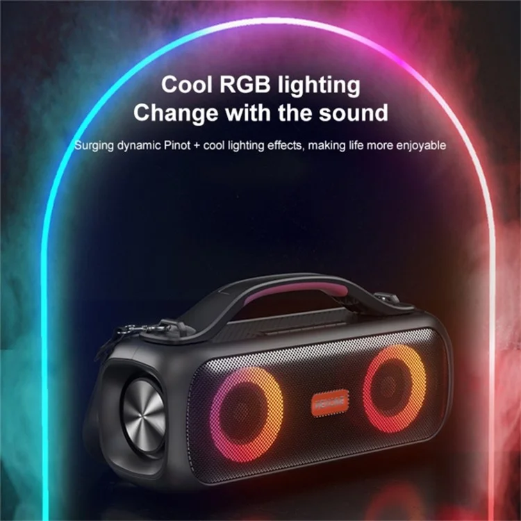 WEKOME D38 Outdoor-Bluetooth-Lautsprecher 30W Leistungsstarker Treiber Doppelte Hochtöner Kabelloser Heimparty-Lautsprecher