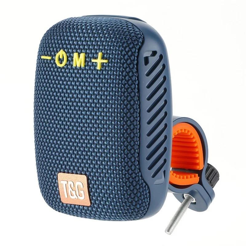 T&G TG-392 Portable Wireless Speaker IPX5 Waterproof Outdoor Bike TWS Bluetooth-compatible Speakerr - Blue