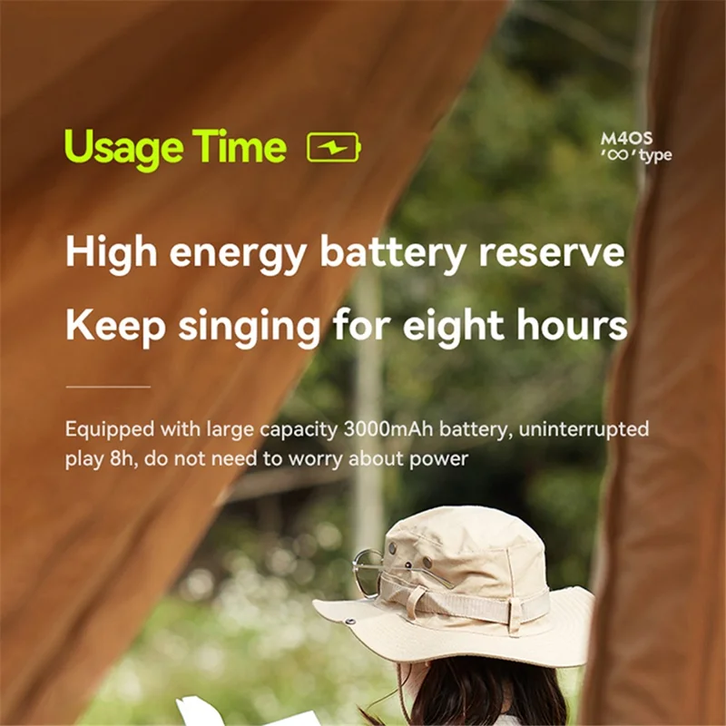 SANAG M40S PRO Outdoor Wireless Bluetooth-compatible Speaker 40W IPX5 Waterproof Stereo Sound Subwoofer Speaker - Blue