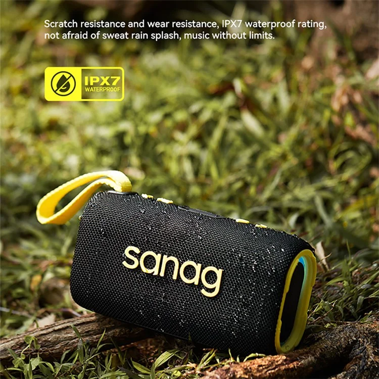 SANAG M30S PRO Altavoz Inalámbrico Bluetooth IPX7 a Prueba de Agua Portátil de Viaje - Negro