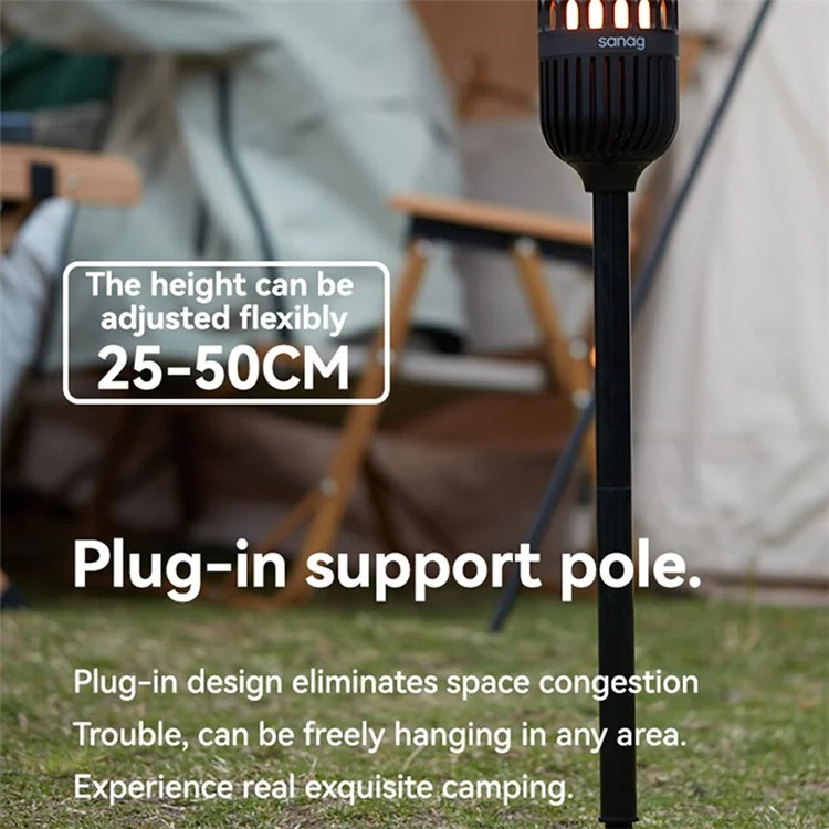 SANAG M25S PRO Беспроводная Bluetooth-колонка RGB Simulation Candlelight Stereo Outdoor Subwoofer Speaker