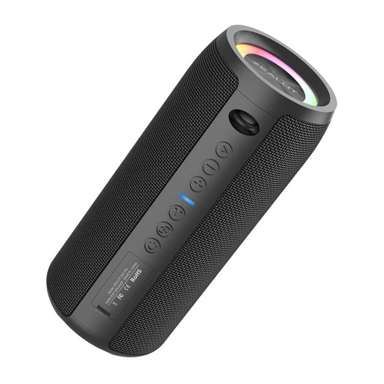 ZEALOT S51Pro 40W Bluetooth-compatible Speaker IPX5 Waterproof 3D Stereo Bass Portable Speaker with Lanyard