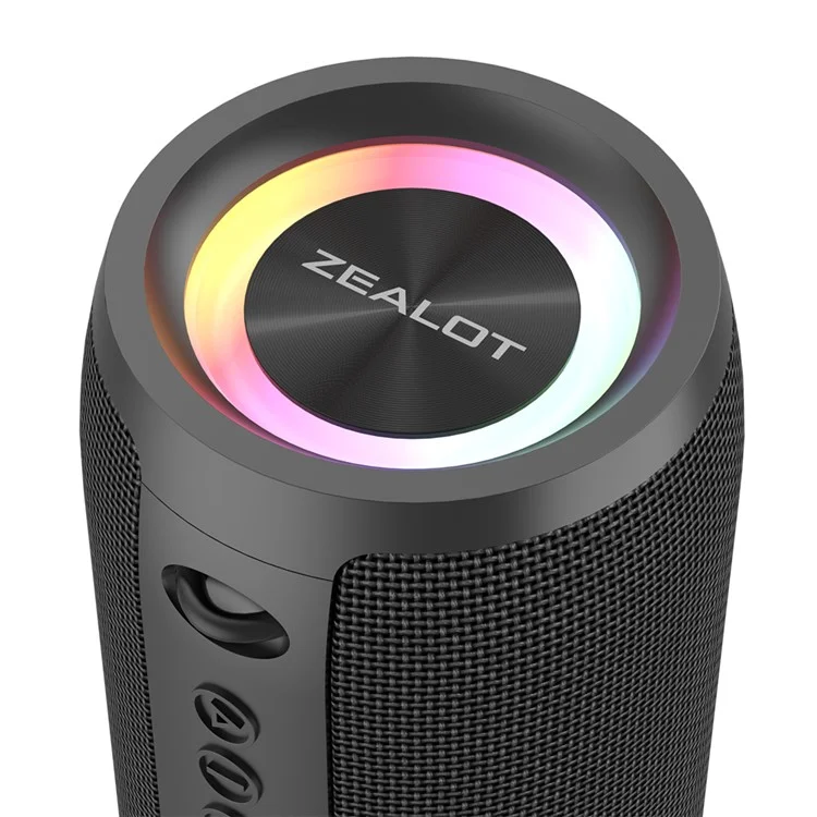 ZEALOT S51Pro 40W Bluetooth-compatible Speaker IPX5 Waterproof 3D Stereo Bass Portable Speaker with Lanyard