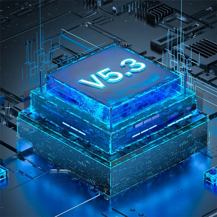 WEKOME D45 Bluetooth 5.3 Двойной Рожок Мeхa Динамик RGB Свет Беспроводной Сабвуфер Музыкальный Плеер - Черный 