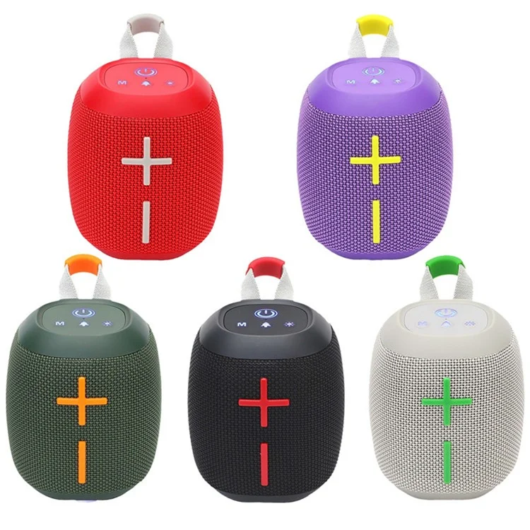 T&G TG389 Outdoor Bluetooth-compatible Speaker IPX5 Waterproof Dual EQ Audio Mode TWS Sound Box - Green