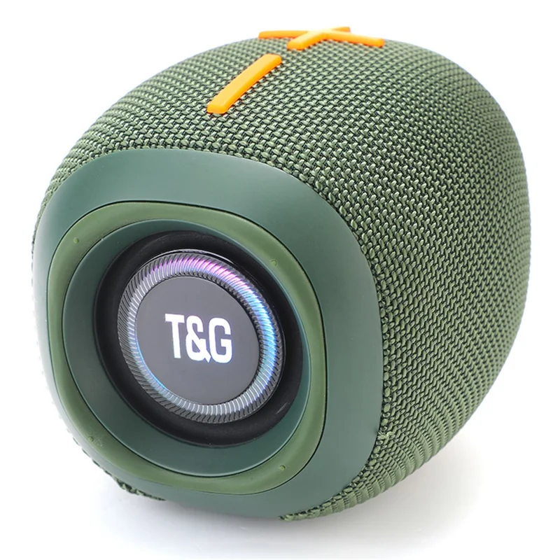 T&G TG389 Outdoor Bluetooth-compatible Speaker IPX5 Waterproof Dual EQ Audio Mode TWS Sound Box - Black