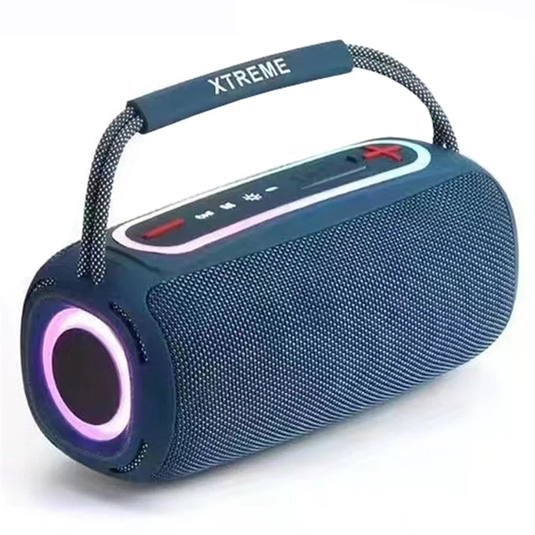 P11 Pro 20W Altavoz RGB Colorido de Alta Potencia Exterior TWS Estéreo Subwoofer Bluetooth con Radio FM - Azul