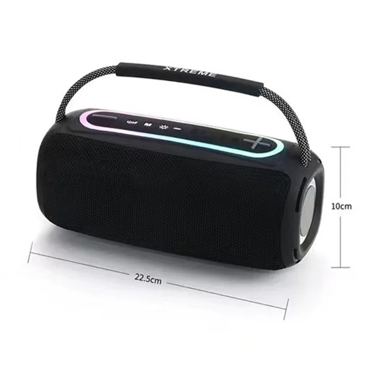 P11 Pro 20W Altavoz RGB Colorido de Alta Potencia Exterior TWS Estéreo Subwoofer Bluetooth con Radio FM - Azul