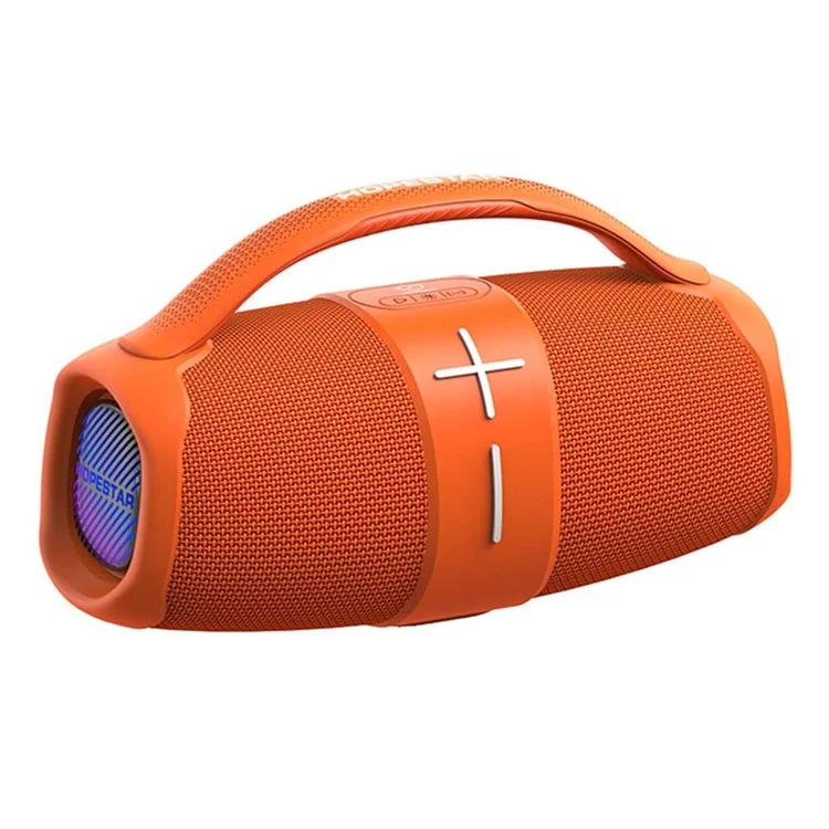 HOPESTAR H60 Boombox Speaker with Handle Portable Bluetooth-compatible Subwoofer Music Player - Orange