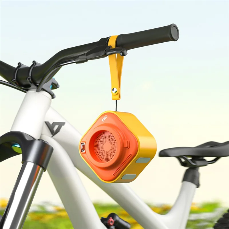 EWA A132 True Wireless Stereo Bluetooth-compatible Speaker Bass Subwoofer with Carrying Strap (CE Certified) - Blue