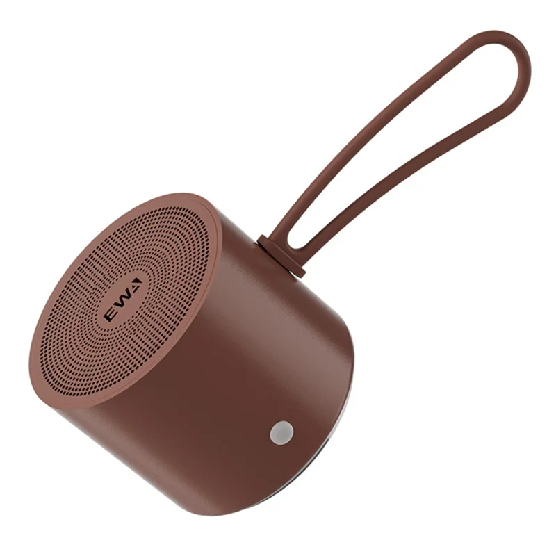 EWA A127 Bluetooth-compatible Speaker Outdoor Waterproof TWS Subwoofer Wireless Loudspeaker - Brown