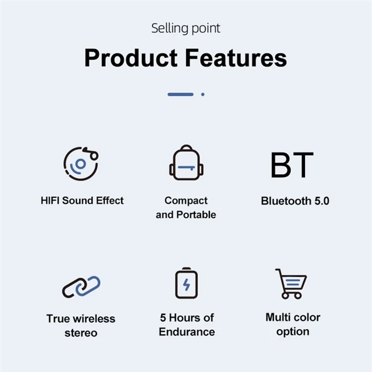 EWA A117 Mini Enceinte Bluetooth Portable à Souffle Magnétique - Argent