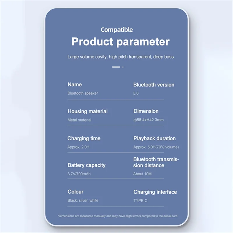 EWA A117 Mini Portable Magnetic Stand Wireless Speaker Subwoofer Metal Bluetooth-compatible Speaker - Yellow